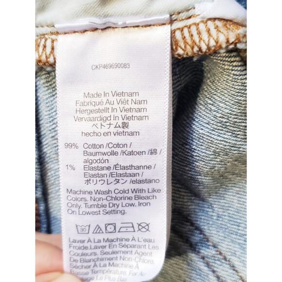 Madewell The Perfect Jean Short Medium Wash Size 32 - Picture 7 of 7